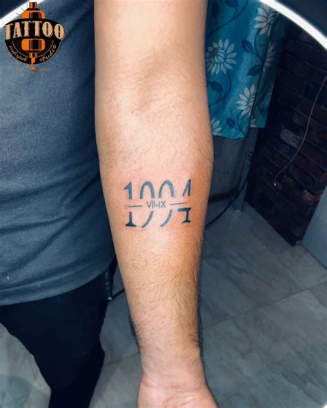 Birth date tattoo ideas